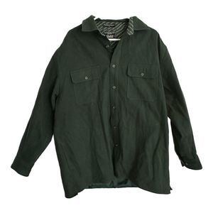 Levi Strauss & Co. Men's Green Button Down Jacket, Large, Pre-owned